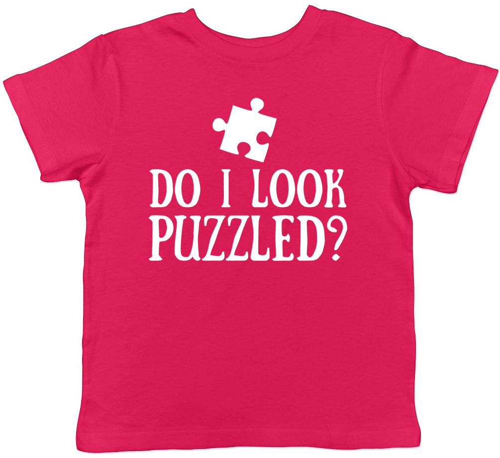 Ragazzi Ragazze Puzzle per bambini Tee T-shirt Ti Sembro Perplesso