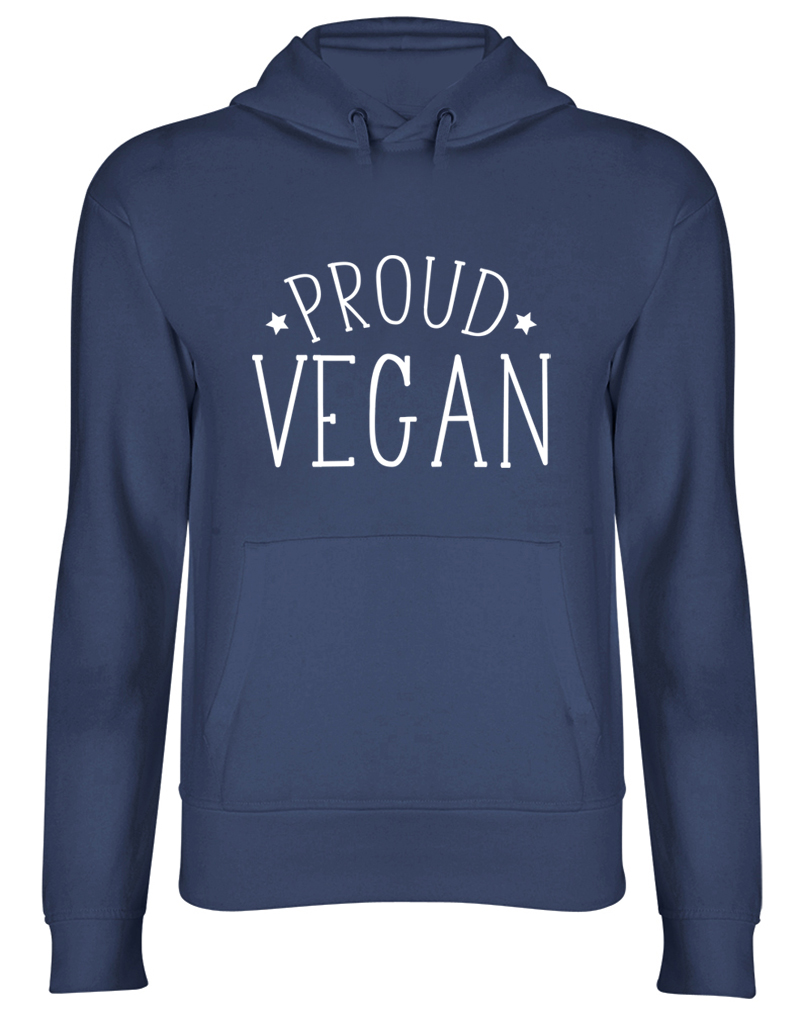 Fier VEGAN VÉGÉTARIEN Haut À Capuche Hommes Femmes Mesdames Unisexe Sweat à capuche