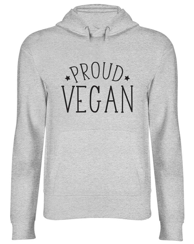 Fier VEGAN VÉGÉTARIEN Haut À Capuche Hommes Femmes Mesdames Unisexe Sweat à capuche