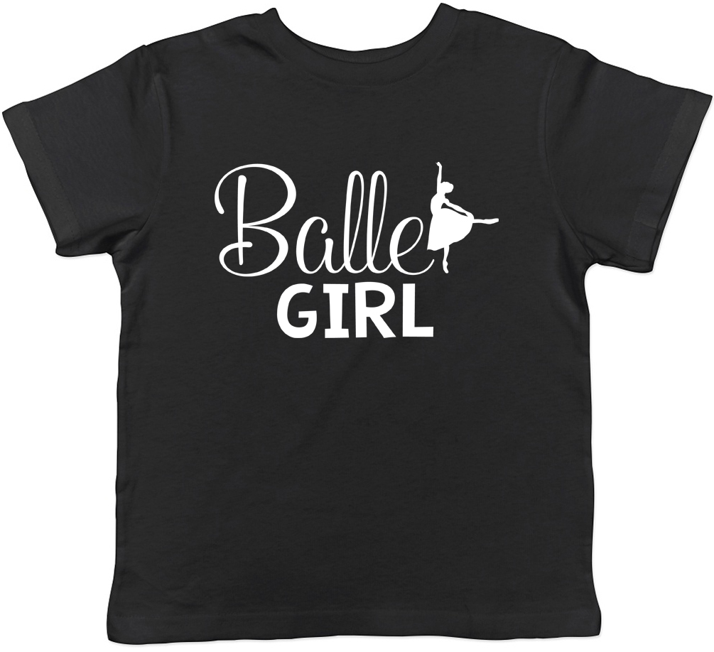 Ballet Girl Childrens Kids Girls Dance T-Shirt Tee