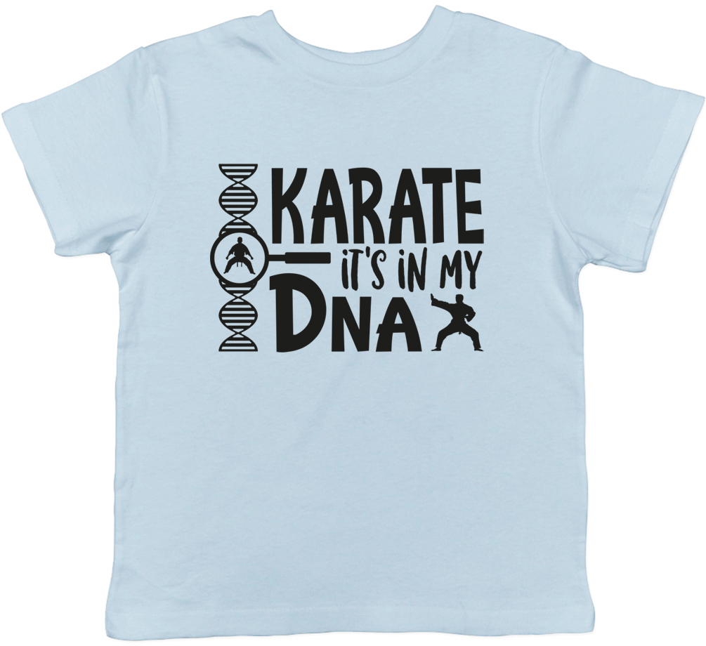 Karate It/'s in my DNA Boys Girls Kids Childrens T-Shirt