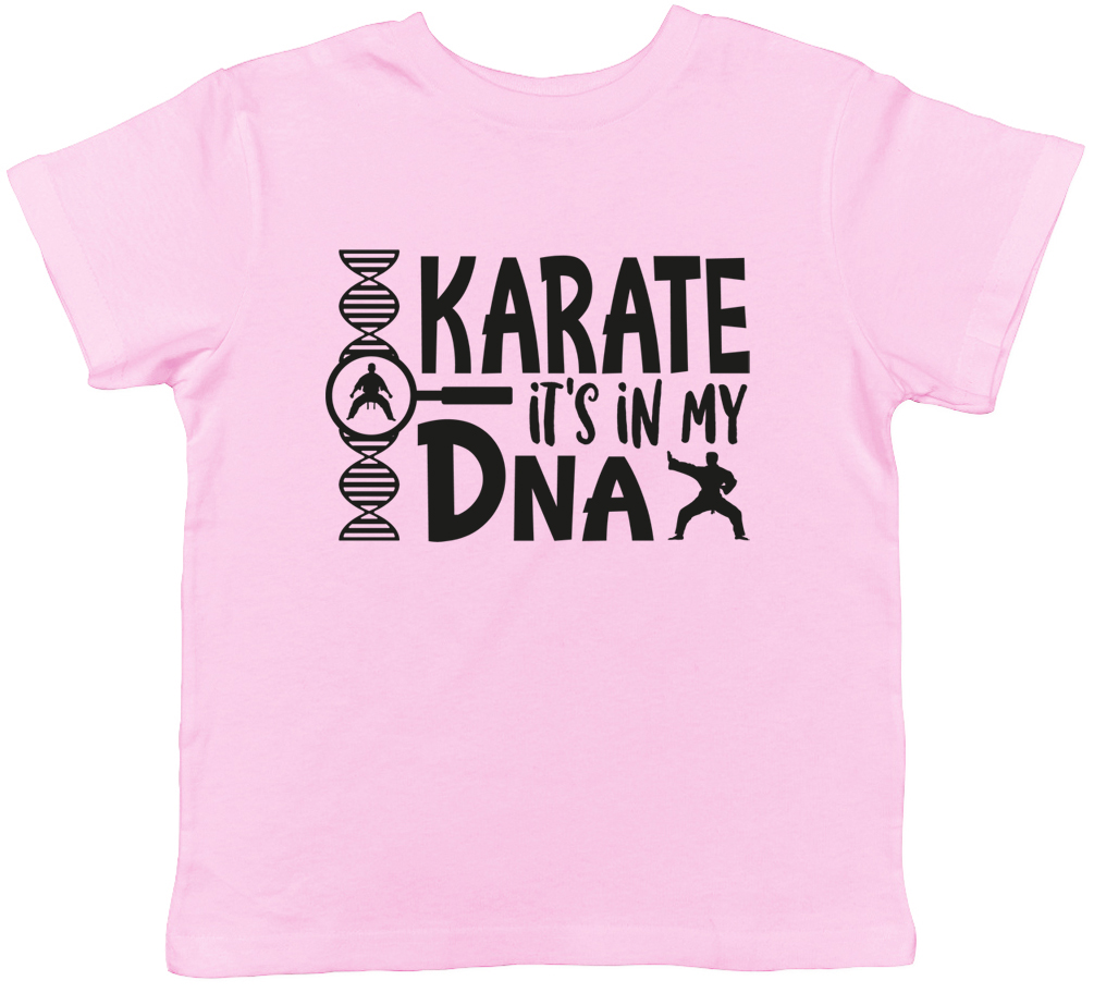 Karate It/'s in my DNA Boys Girls Kids Childrens T-Shirt
