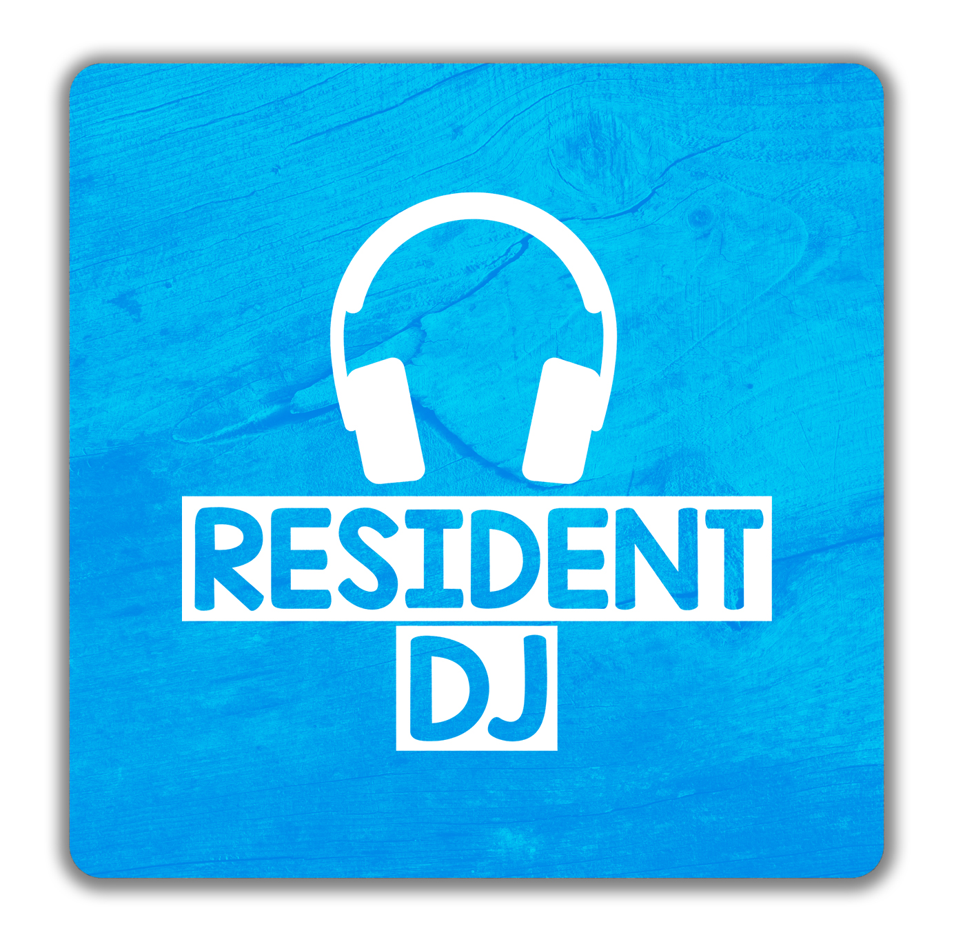 Resident DJ Coaster - 9cm x 9cm - Picture 3 of 11