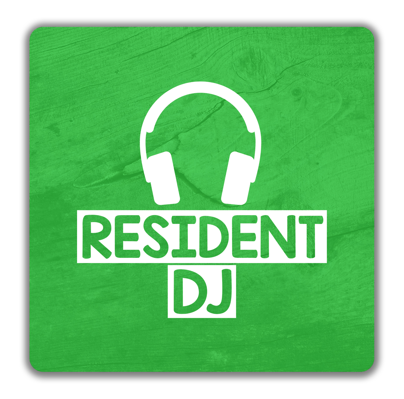 Resident DJ Coaster - 9cm x 9cm - Picture 5 of 11