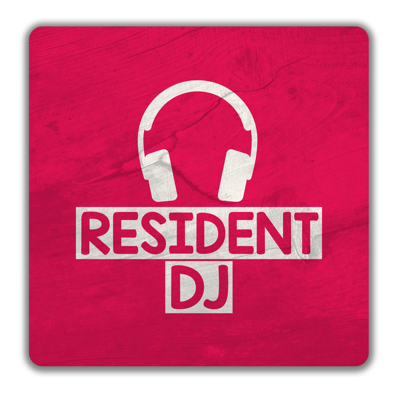Resident DJ Coaster - 9cm x 9cm - Picture 6 of 11