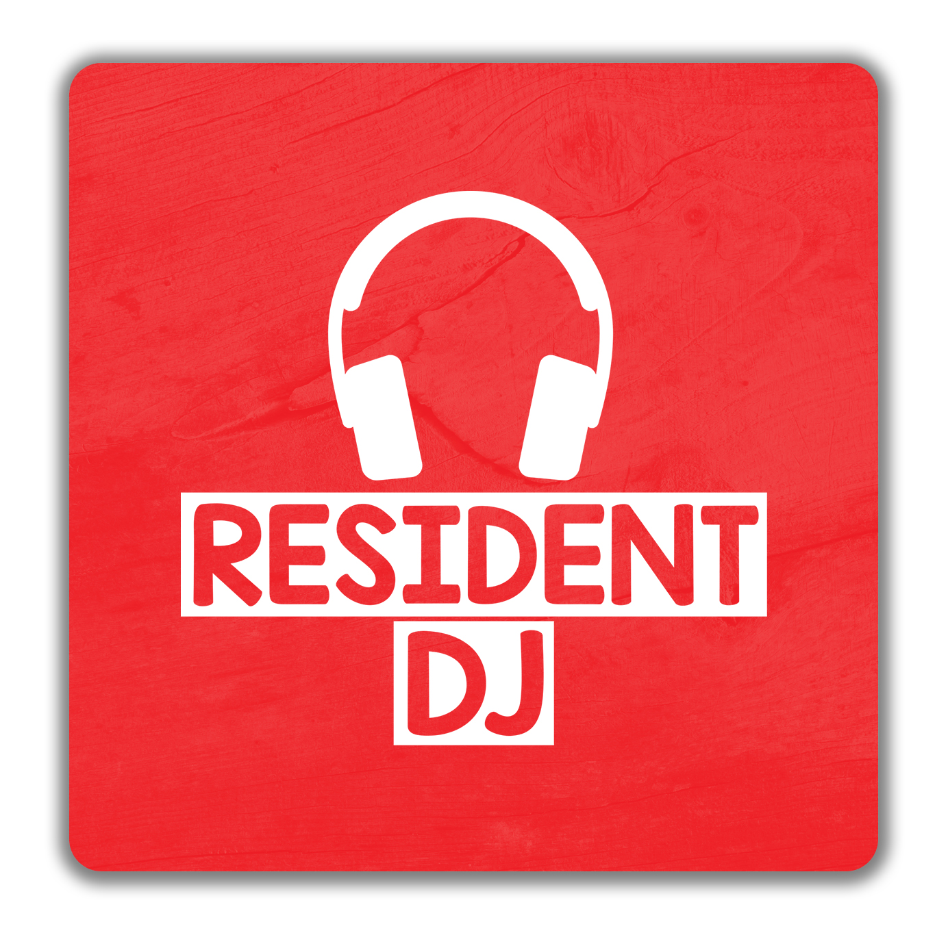 Resident DJ Coaster - 9cm x 9cm - Picture 9 of 11