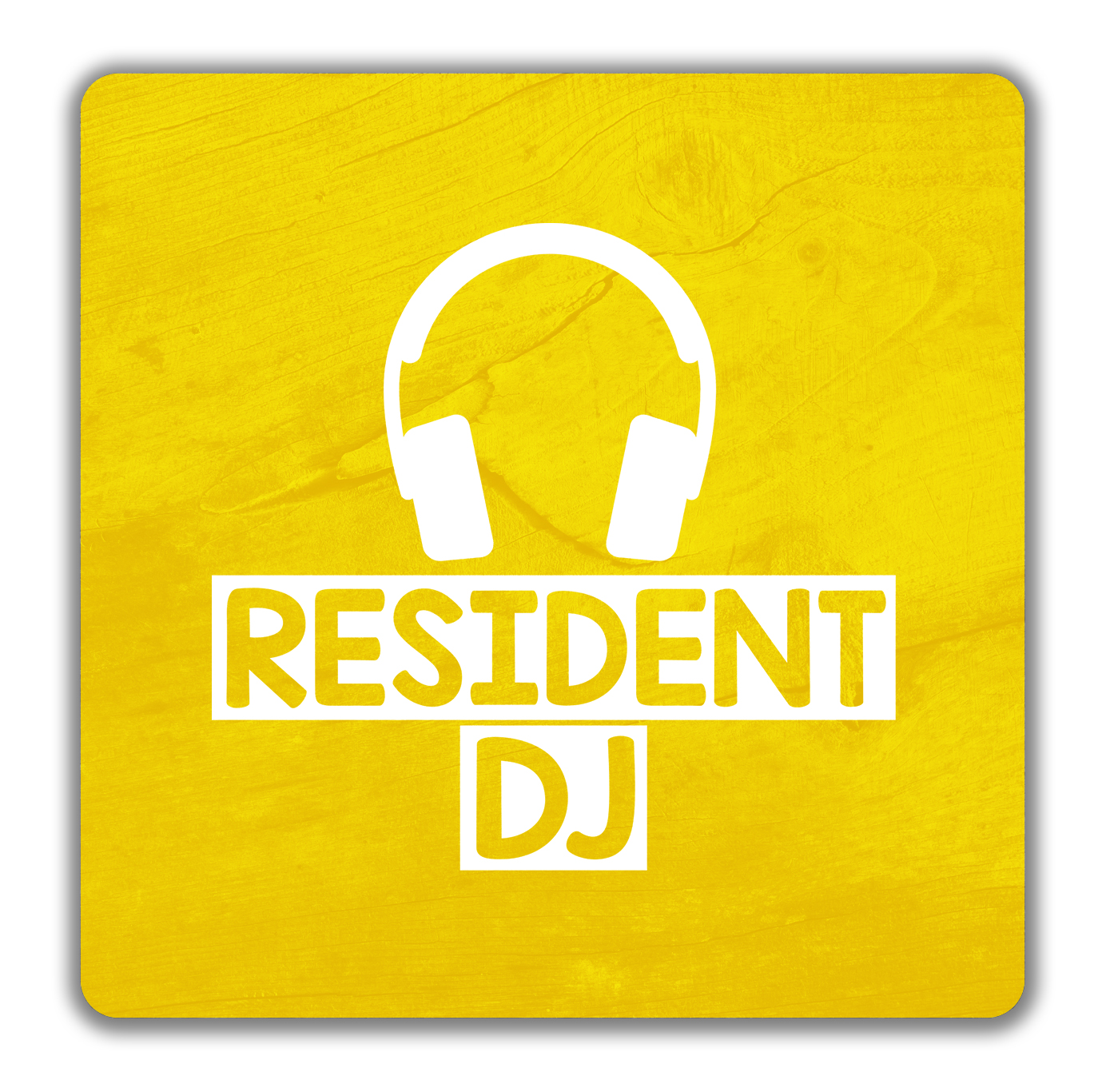 Resident DJ Coaster - 9cm x 9cm - Picture 11 of 11