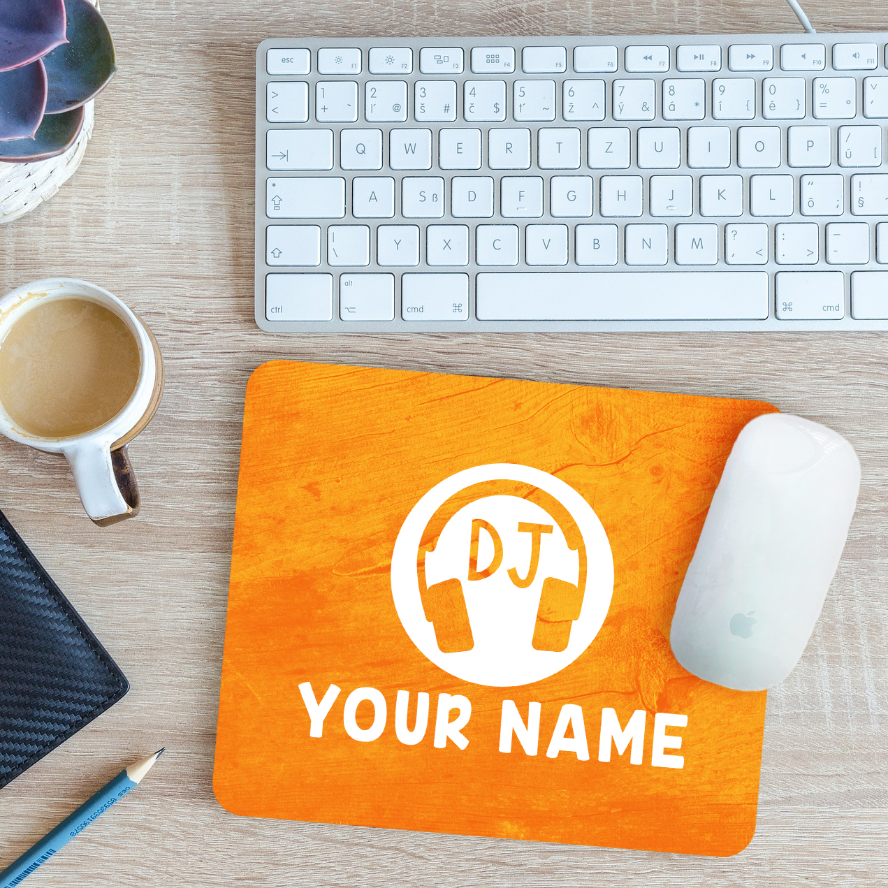 Personalised DJ Mouse Mat Pad 24cm x 19cm - Picture 7 of 11