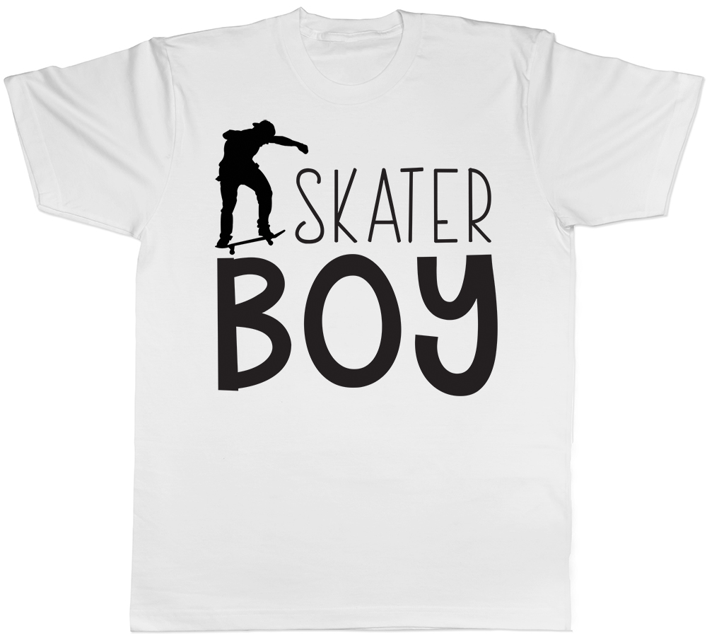 Skater Boy Mens Skateboard Tee T-Shirt - Picture 7 of 8