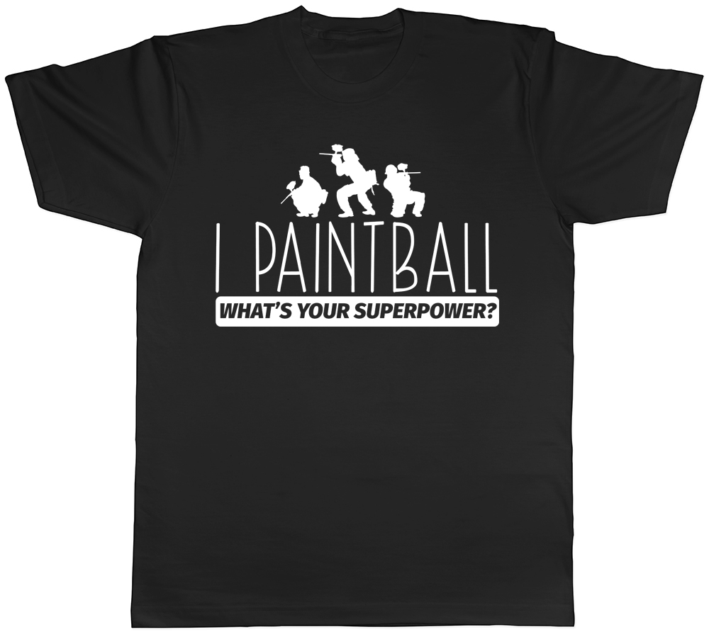 I Paintball ¿Cuál es tu superpoder? Camiseta unisex para hombre mujer y dama - Imagen 2 de 7