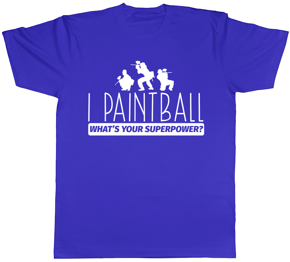 I Paintball ¿Cuál es tu superpoder? Camiseta unisex para hombre mujer y dama - Imagen 3 de 7