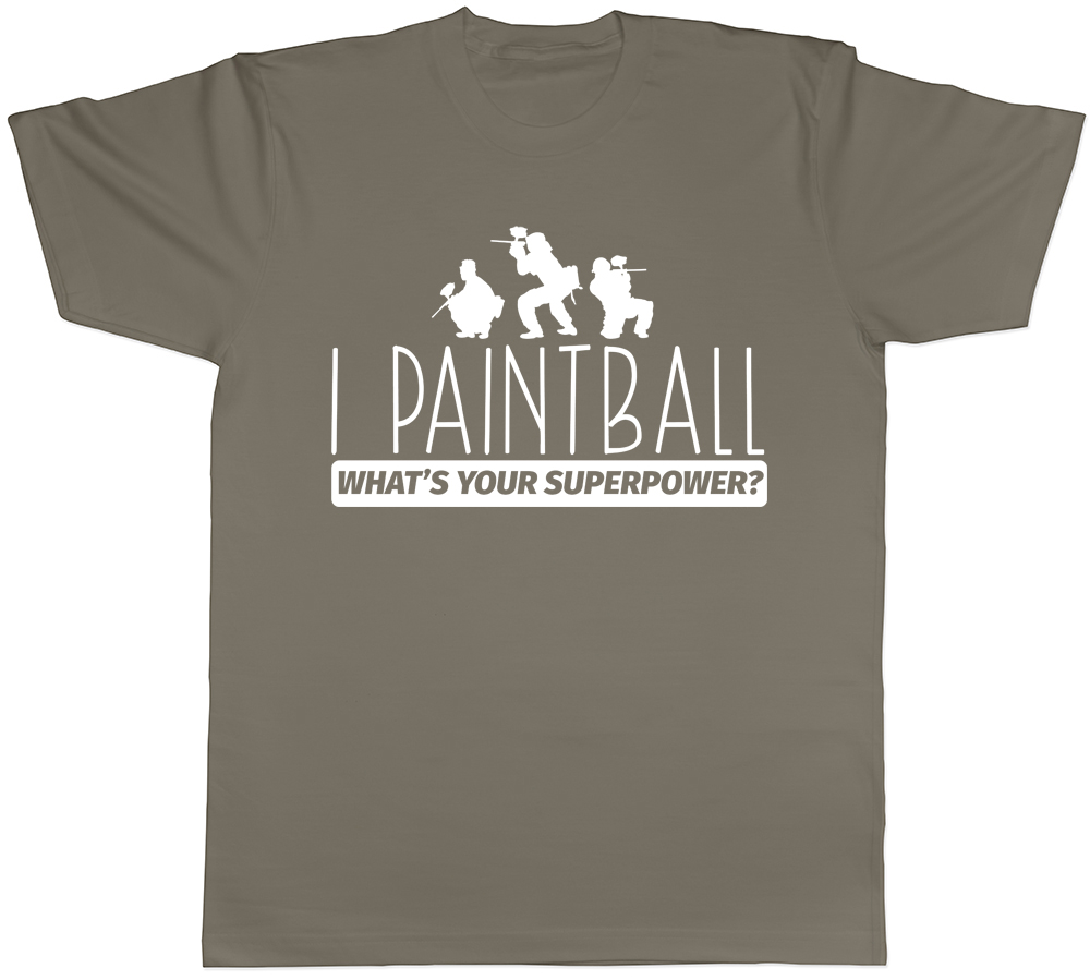 I Paintball ¿Cuál es tu superpoder? Camiseta unisex para hombre mujer y dama - Imagen 7 de 7