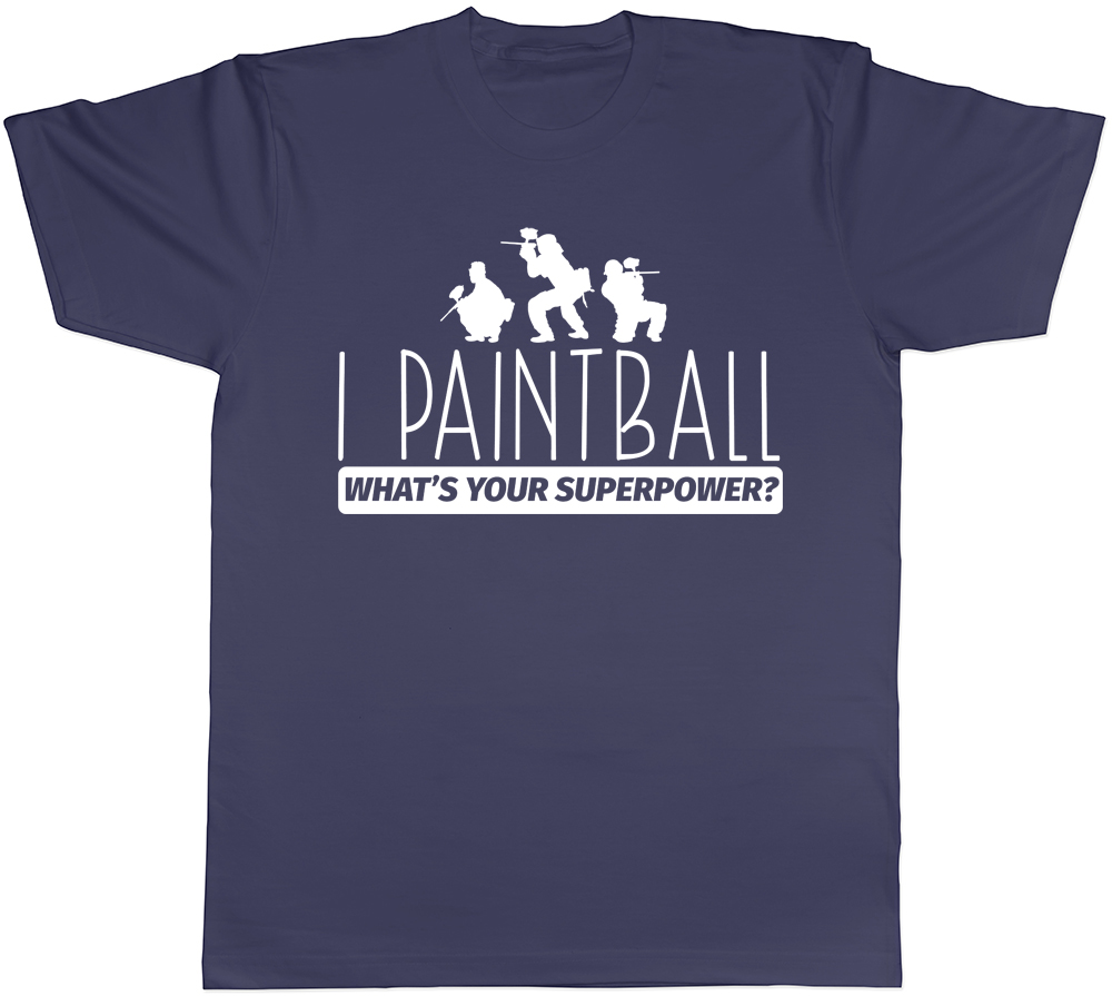 I Paintball ¿Cuál es tu superpoder? Camiseta unisex para hombre mujer y dama - Imagen 4 de 7