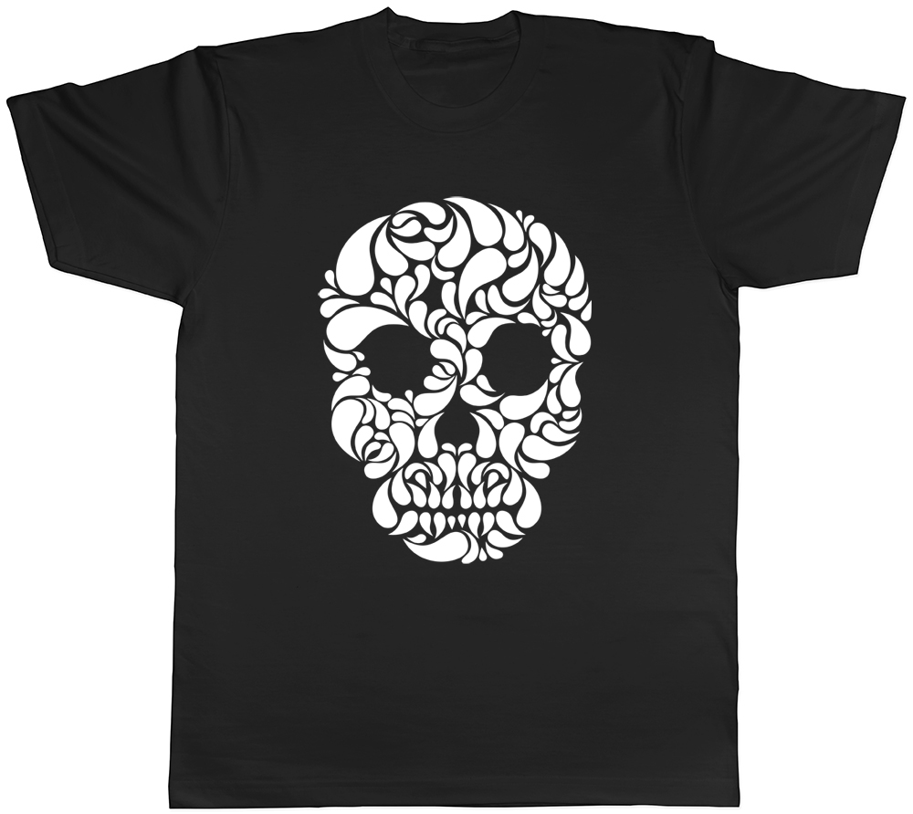 Skull Head Gothic Unisex Mens Womens Ladies T-Shirt Tee