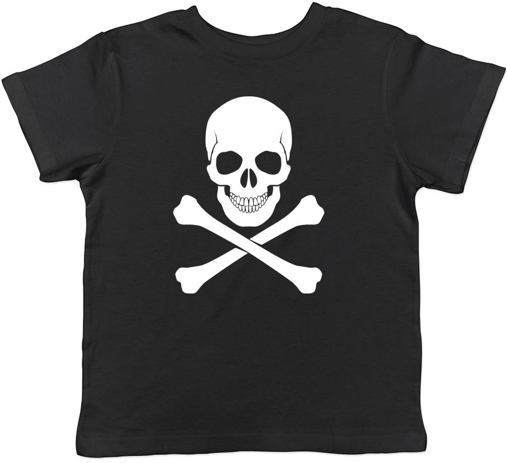 1Tee Kids Boys Pirate Bacon Crossbones Eggs Skull T-Shirt