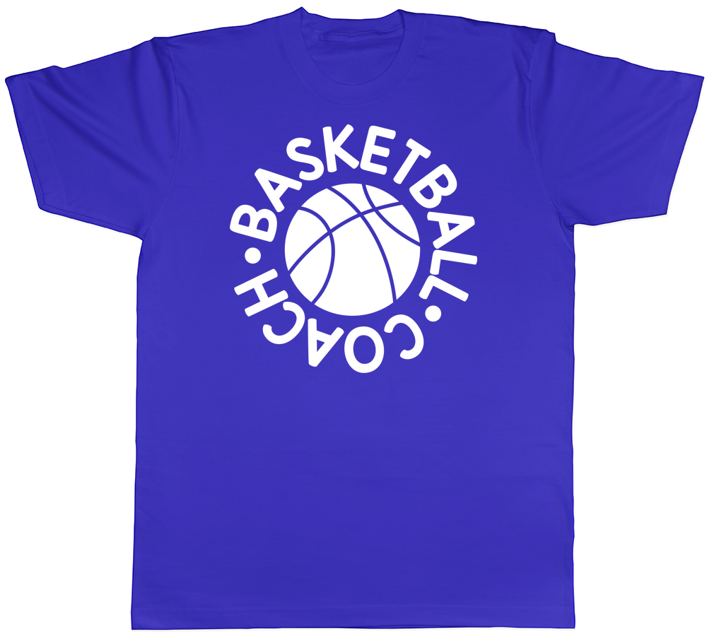 Basketball Coach Unisex Mens Womens Ladies T-Shirt Tee - Picture 3 of 7