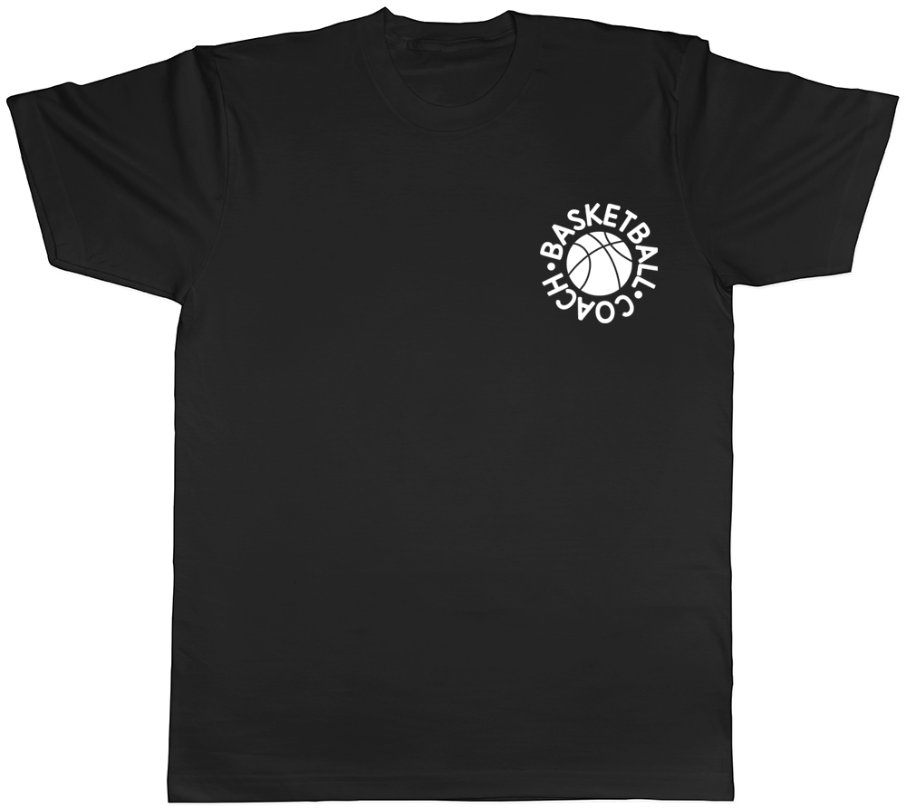 Basketball Coach Pocket Design Unisex Mens Womens Ladies T-Shirt Tee - Picture 2 of 7