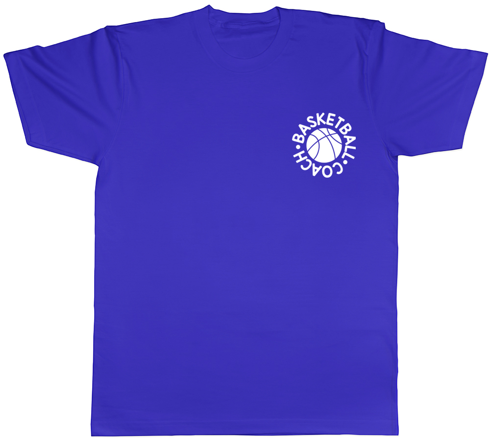 Basketball Coach Pocket Design Unisex Mens Womens Ladies T-Shirt Tee - Picture 3 of 7