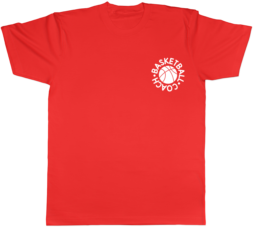 Basketball Coach Pocket Design Unisex Mens Womens Ladies T-Shirt Tee - Picture 5 of 7