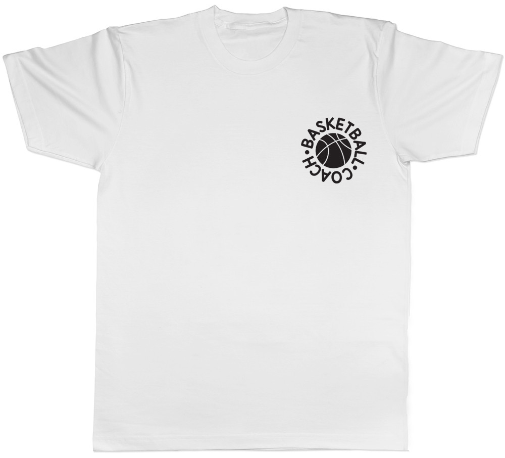 Basketball Coach Pocket Design Unisex Mens Womens Ladies T-Shirt Tee - Picture 6 of 7