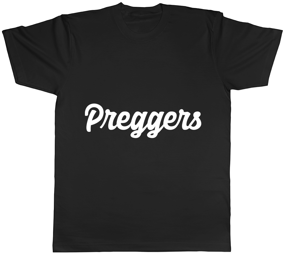 Preggers Womens Ladies Pregnant Pregnancy Announcement T-Shirt
