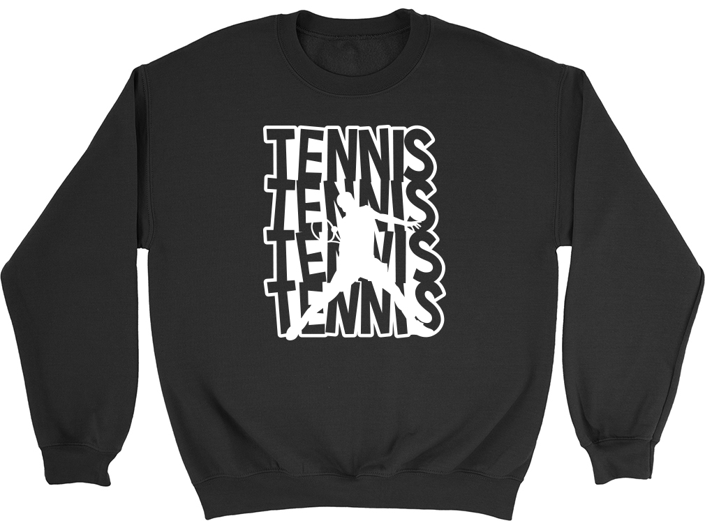 Cool Tennis Mens Womens Ladies Sweatshirt Jumper