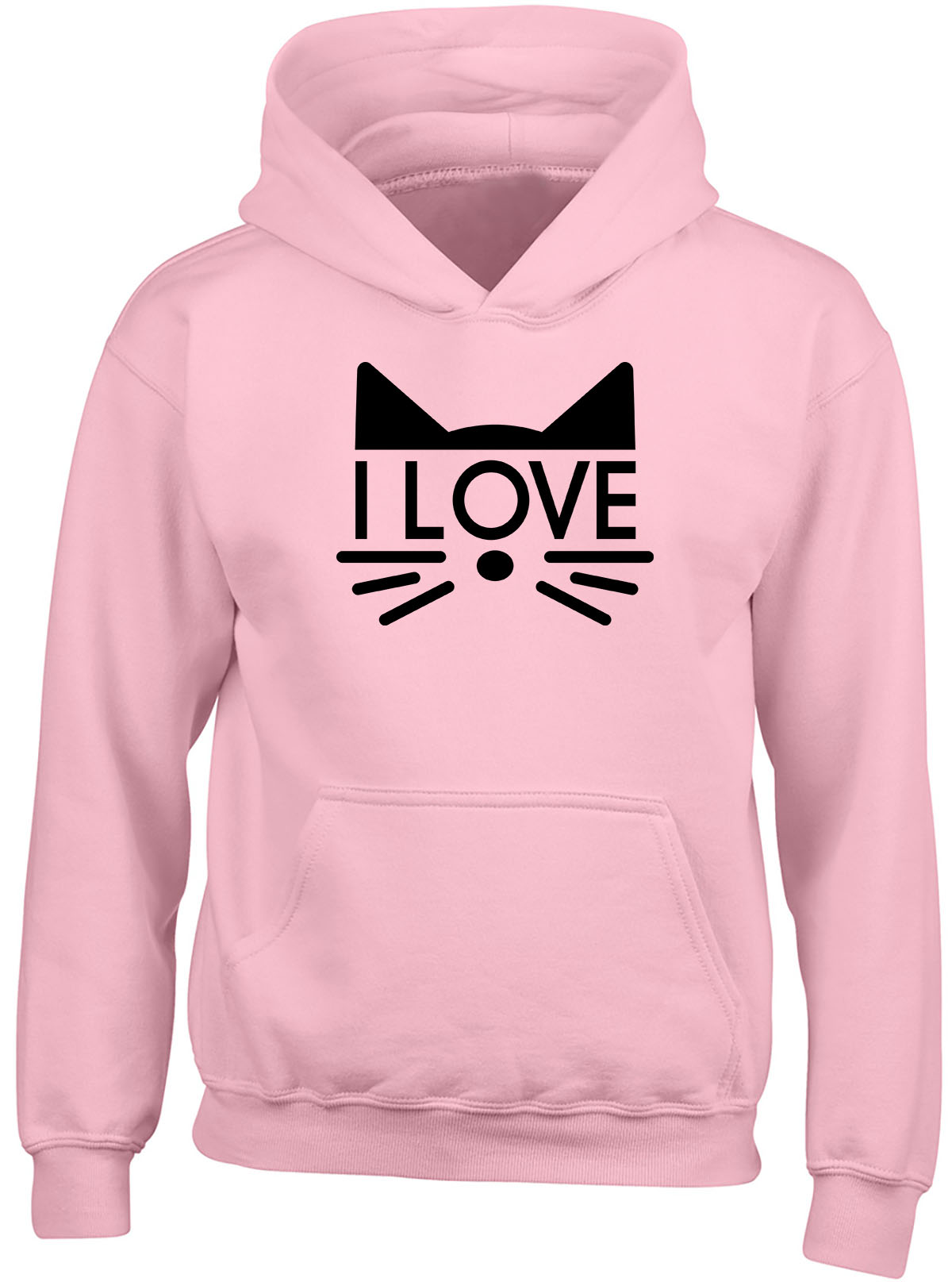 I Love Cat Childrens Kids Hooded Top Hoodie Boys Girls | eBay