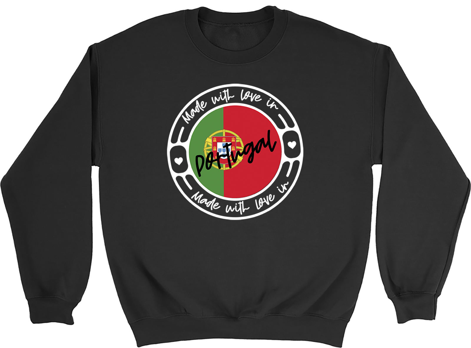Made With Love In Portugal Mens Womens Sweatshirt Jumper