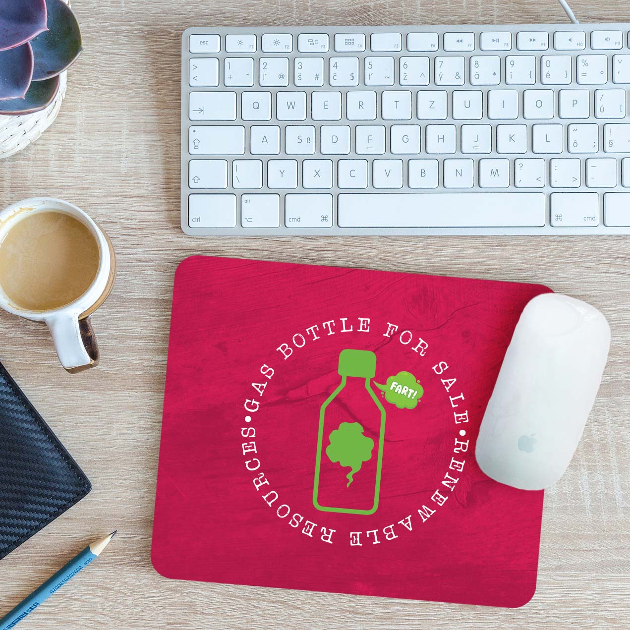 Gas Bottle For Sale Renewable Resources Mouse Mat Pad Gift 24cm x 19cm