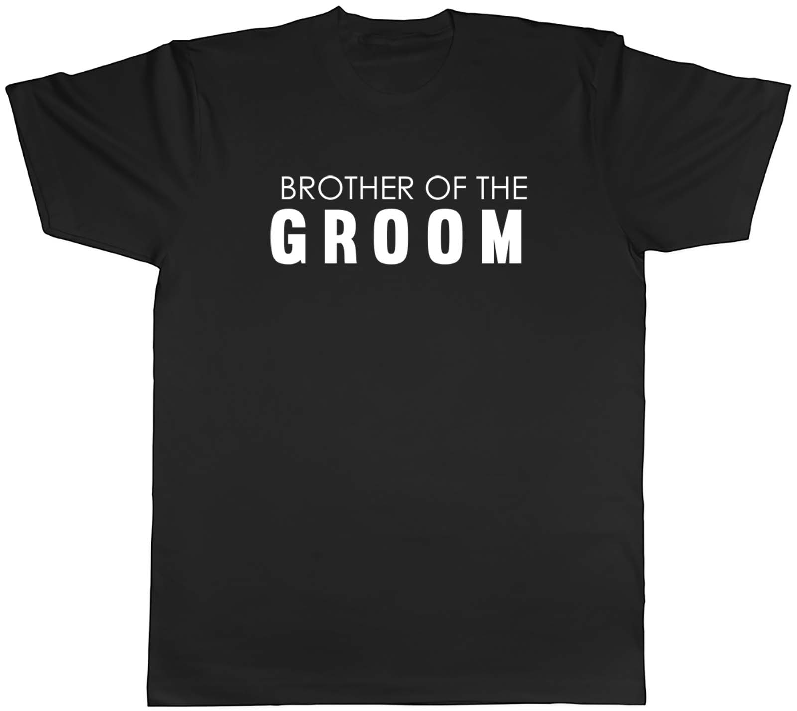 Brother Of The Groom Stag Do Mens Unisex T-Shirt Tee Gift