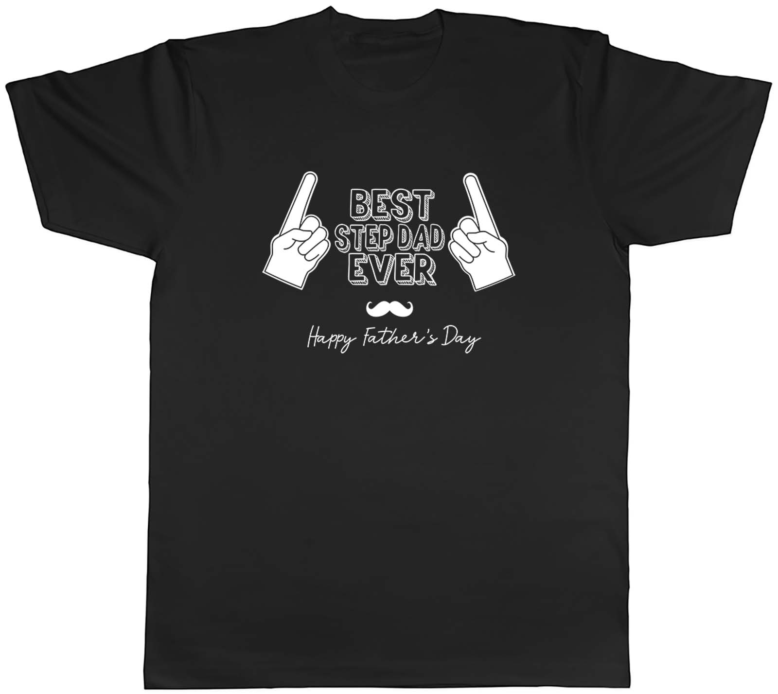 Best Step Dad Ever Happy Father’s Day Mens Unisex T-Shirt Tee Gift