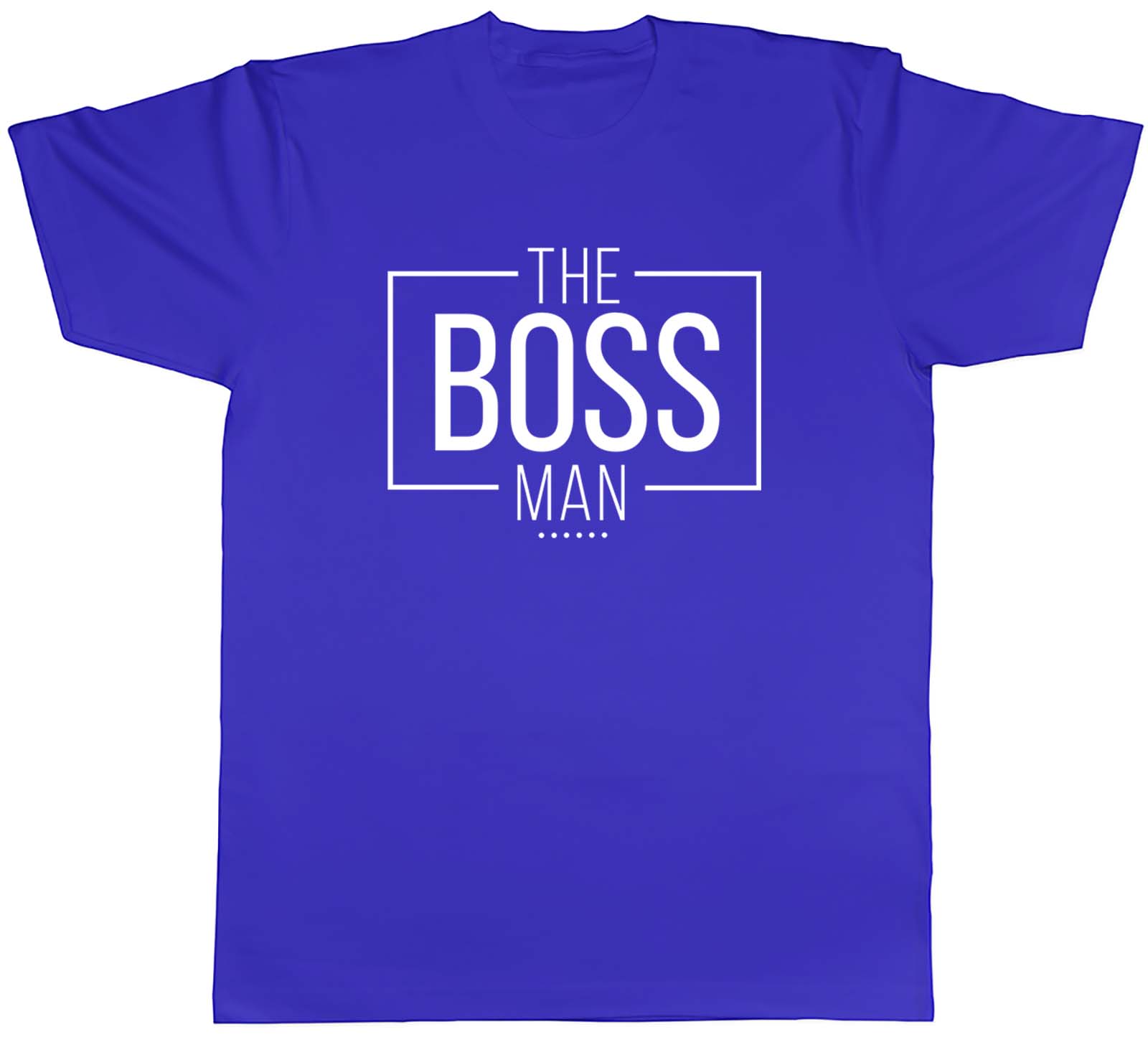 Boss Man Mens T-Shirt Team Leader Manager Captain Director In-Charge Tee Gift - Picture 3 of 8