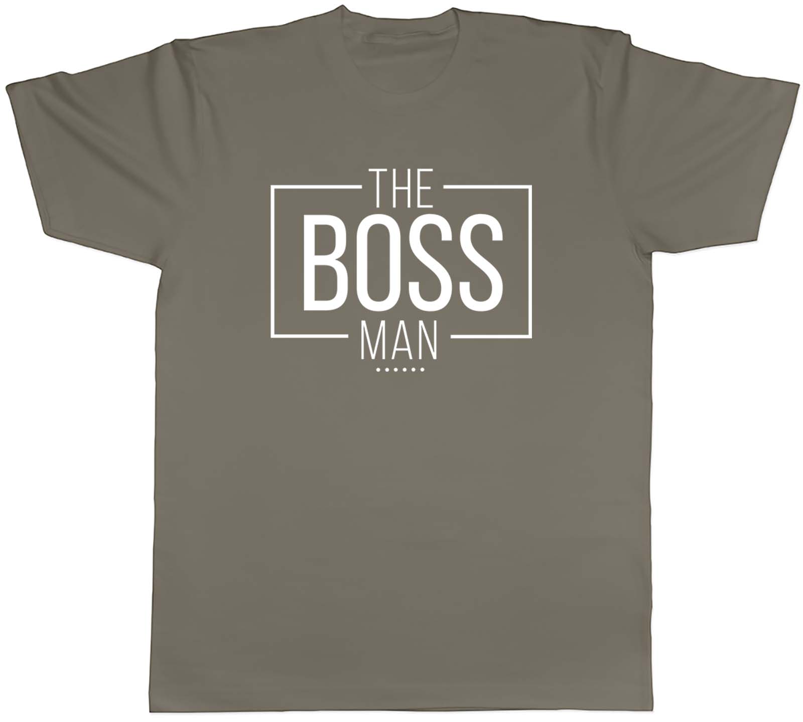 Boss Man Mens T-Shirt Team Leader Manager Captain Director In-Charge Tee Gift - Picture 8 of 8
