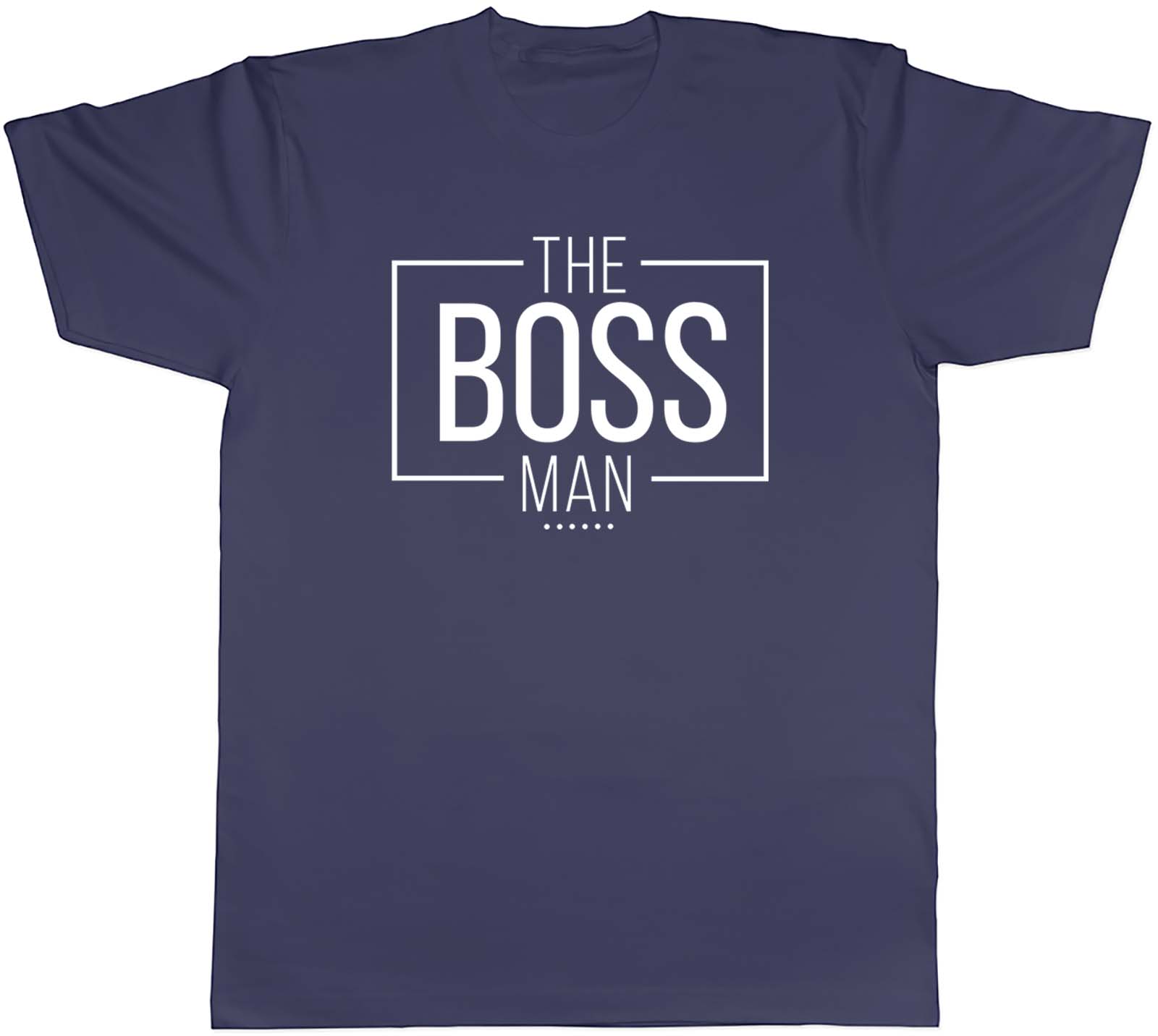 Boss Man Mens T-Shirt Team Leader Manager Captain Director In-Charge Tee Gift - Picture 5 of 8
