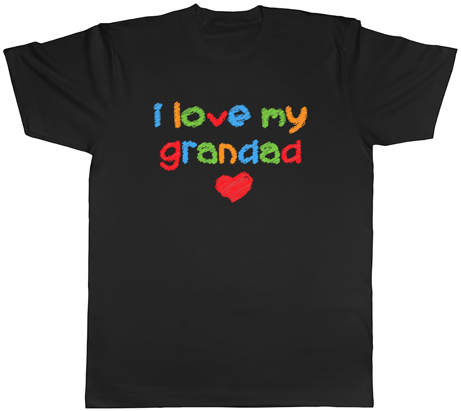 I Love My grandad Mens Unisex T-Shirt Tee