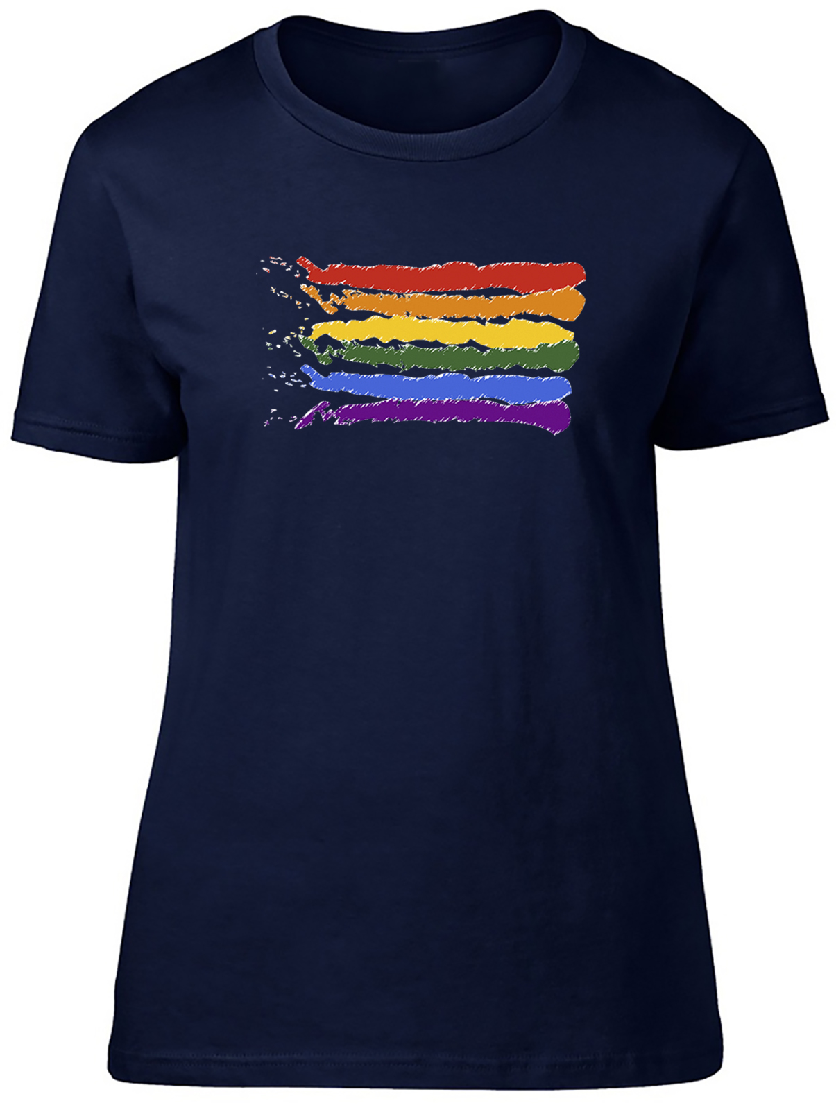 T-shirt donna aderente bandiera dell'orgoglio - Foto 4 di 6