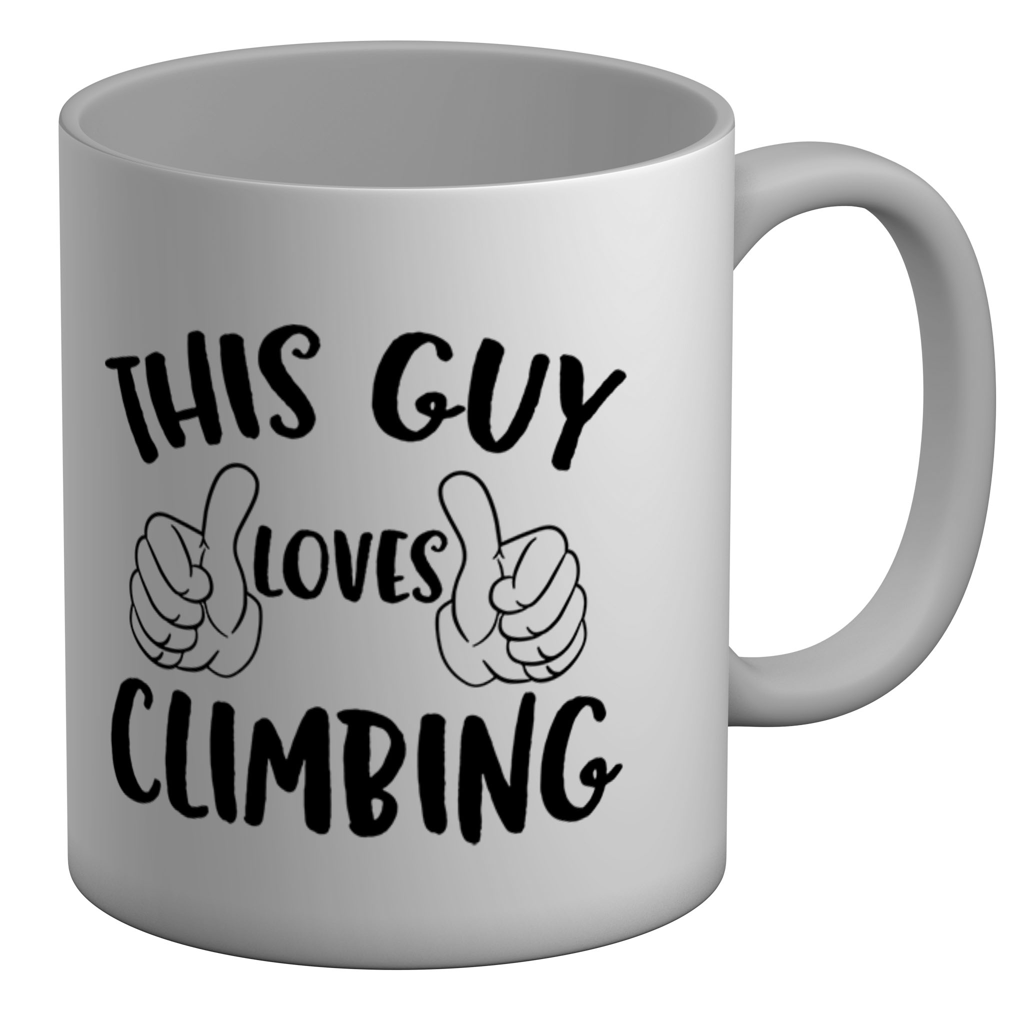This Guy Loves Climbing White 11oz Mug Cup