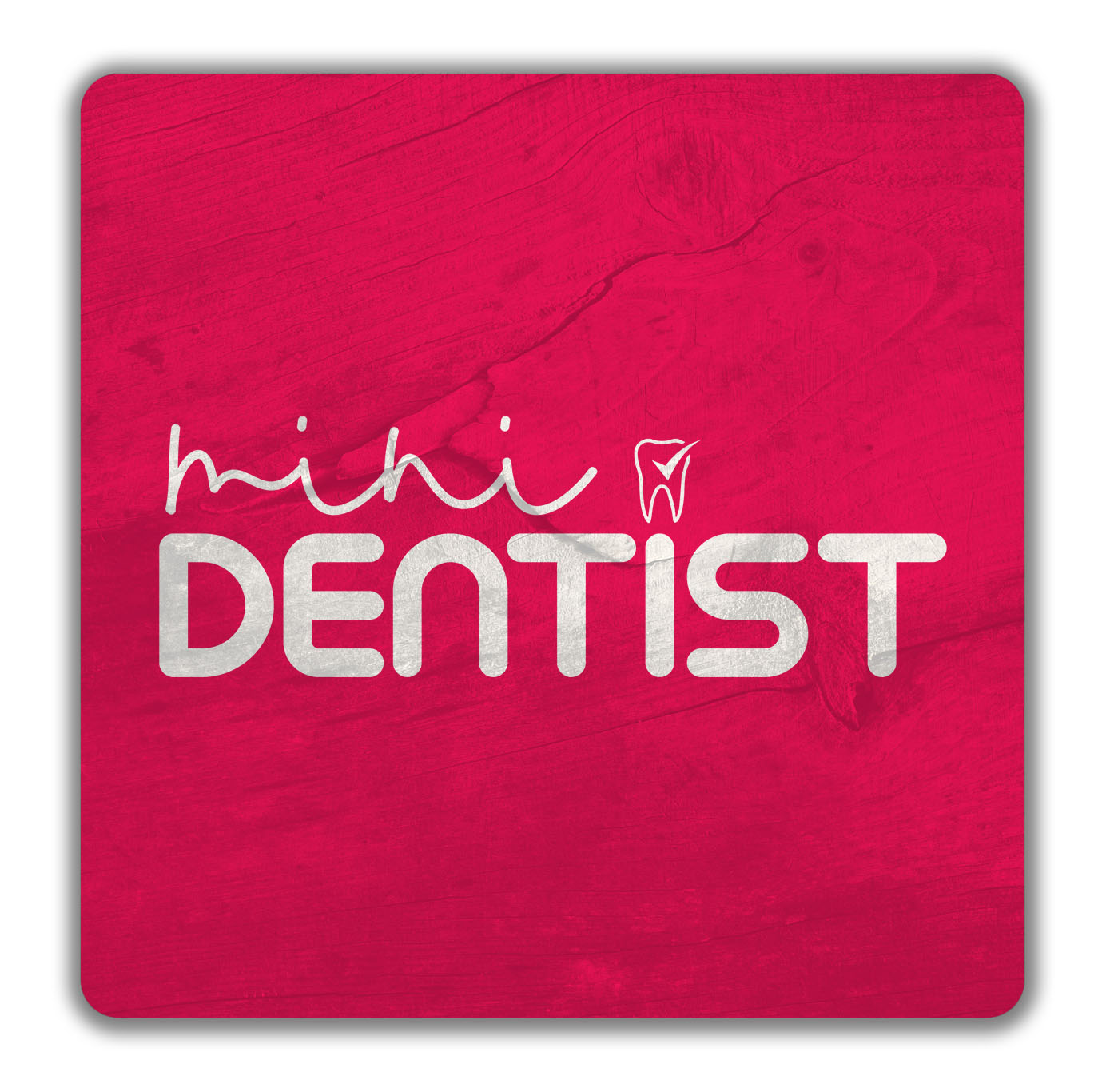 Mini Dentist 2 Pack Coasters - 9cm x 9cm - Zdjęcie 6 z 11