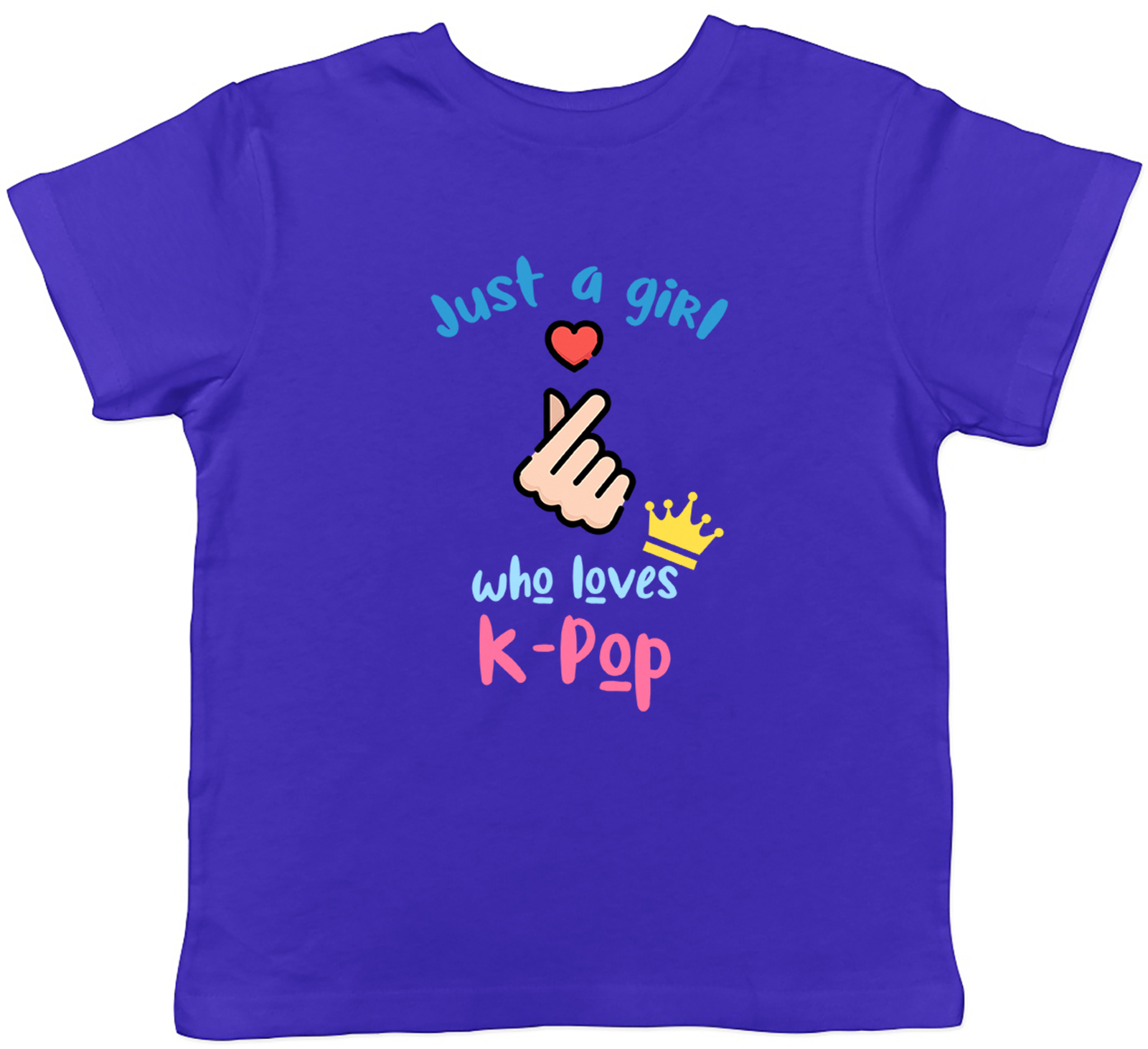 K-Pop Make-up-Tasche 'Just A Girl Who Loves K-Pop' – Aus Canvas, Wasserabweisend, Mit Reißverschluss, 23x17 Cm