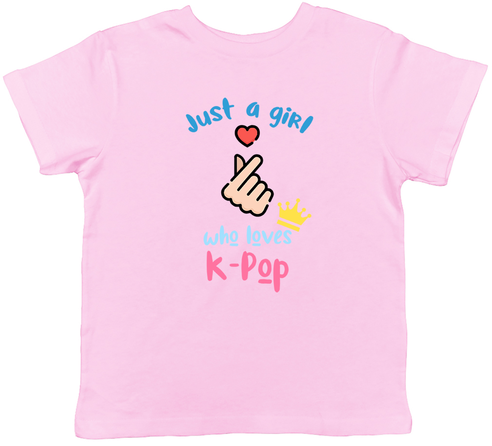 K-Pop Make-up-Tasche 'Just A Girl Who Loves K-Pop' – Aus Canvas, Wasserabweisend, Mit Reißverschluss, 23x17 Cm