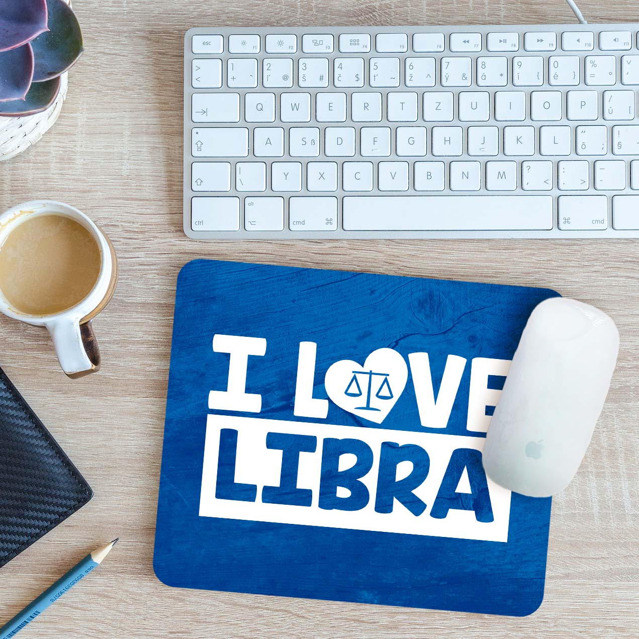 I Love Libra Zodiac Mouse Mat Pad 24cm x 19cm eBay
