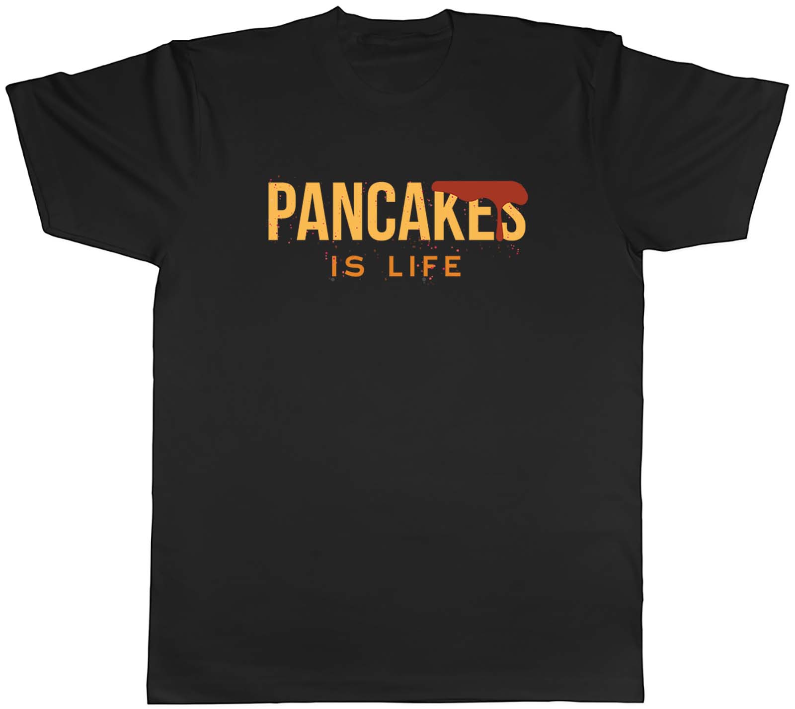 Pancakes is Life Mens Unisex T-Shirt Tee