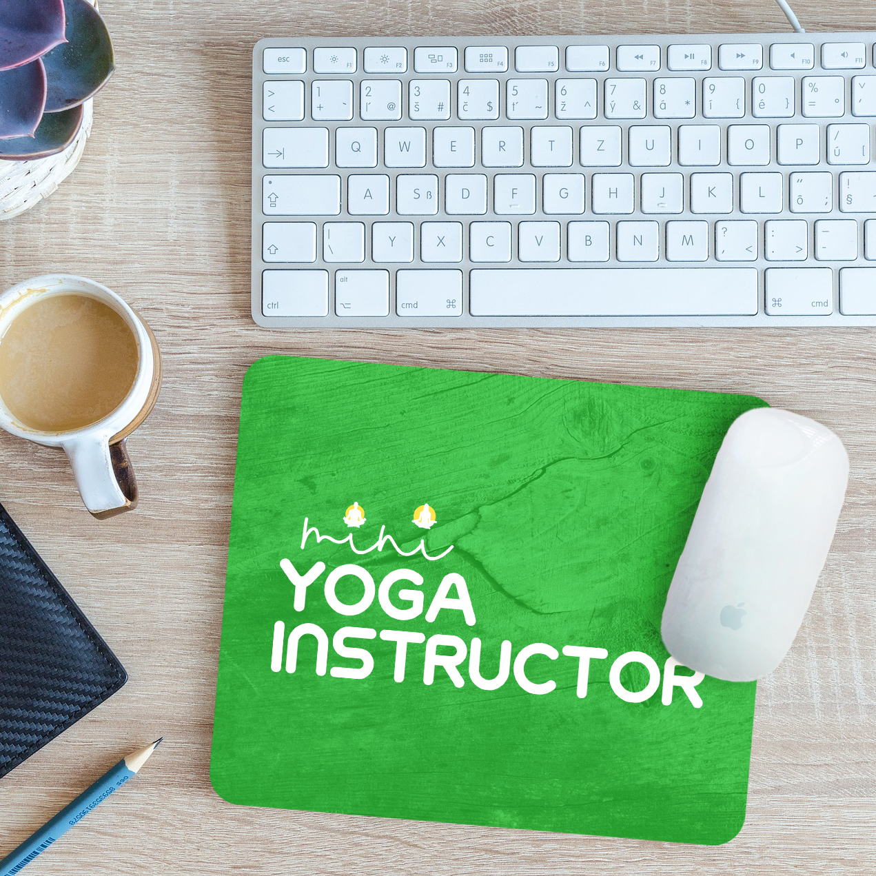 Mini Yoga Instructor Mouse Mat Pad 24cm x 19cm eBay
